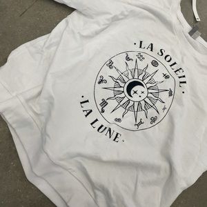 HOROSCOPE/SUN/MOON SWEATER; NEVER WORN